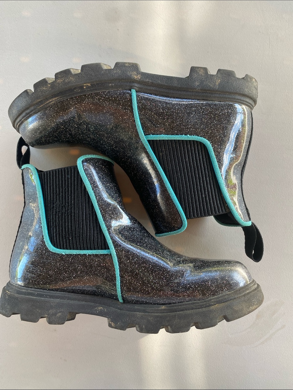 Native Kensington Chelsea Black Glitter Boots